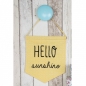 Preview: Hello Sunshine Pastel Message Flag