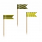 Preview: Cupcake Toppers Mini Flags Bee, mix, 7cm, 1pack