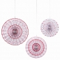 Preview: Pink N Mix Pinwheel Decorations