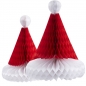 Preview: Christmas Honeycomb Santa Hats - Vintage Noel