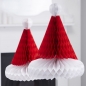 Preview: Christmas Honeycomb Santa Hats - Vintage Noel