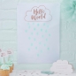 Preview: Rose Gold Fingerprint Guest Book - Hello World