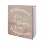 Preview: Wooden Advice Guest Book - Boho