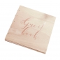 Preview: Rose Gold Wooden Guest Book - Beautiful Botanics