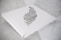 Preview: Glittered feather guest book