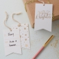 Preview: Gold Foiled Merry Christmas Gift Tags - Metallic Star