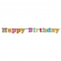 Preview: "Happy Birthday" banner,16 x 166 cm