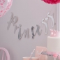 Preview: Silver Princess Backdrop Bunting Banner - Princess Party