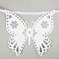 Preview: Butterfly Paper Bunting White