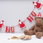 Preview: Ho Ho Ho Christmas Santa Bunting - Santa & Friends