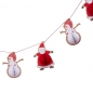 Preview: Santa and Snowman Honeycomb Character Garland - Santa & Friends