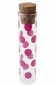 Preview: Glass tube with dots fuchsia