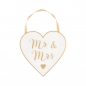 Preview: hochzeitsschild-herz-mr-mrs-gold-weiss