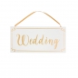 Preview: hochzeitsschild-wedding-gold-weiss