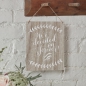 Preview: We Decided On Forever Wooden Sign - Boho