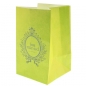 Preview: Just married candle bag green