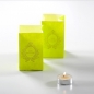 Preview: Just married candle bag green