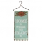 Preview: Home Is Where Your Heart Is Retro Floral Plaque