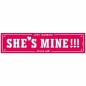 Preview: Number plates she is mine - Kopie