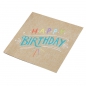 Preview: Paper Napkins - Happy Birthday Kraft