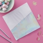 Preview: Iridescent Dipped Paper Napkins - Iridescent Party