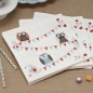 Preview: Paper Napkins - Patchwork Owl