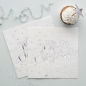 Preview: Silver Foiled Merry Christmas Napkins - Metallic Star