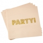 Preview: Gold Foiled Paper Napkins - Pastel Perfection