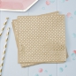 Preview: Gold Foiled & Kraft Paper Napkins - Pick and Mix