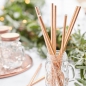 Preview: Rose Gold Paper Straws - Beautiful Botanics