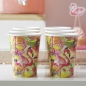 Preview: Tropical Paper Cups - Flamingo Fun