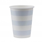 Preview: Baby Blue Stripe Paper Cups - Pastel Perfection