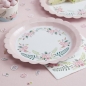 Preview: Pink Paper Plates - Floral Fancy