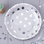 Preview: Silver Foiled Polka Dot Paper Plates - Pick & Mix