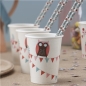 Preview: Paper Cups - Patchwork Owl