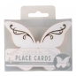 Preview: Butterfly Wedding Place Cards in White - Flutter-by