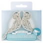 Preview: Bird Place Card for Glass White - Vintage Lace