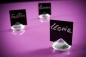 Preview: Kartenhalter Diamant - transparent