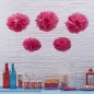 Preview: Tissue Paper Pom Poms - Hot Pink - Summer Fruits