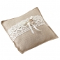 Preview: Hessian Ring Cushion - Vintage Affair