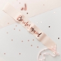 Preview: Pink and Rose Gold Bridesmaid Sashes - 2 Pack - Team Bride