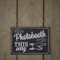 Preview: Chalkboard Wooden Sign - Photo Booth Sign - Vintage Affair