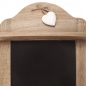 Preview: Scalloped Blackboard with 3 Hooks