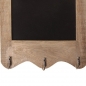 Preview: Scalloped Blackboard with 3 Hooks