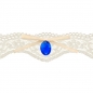 Preview: Lace garter with a decorative hot fix cream