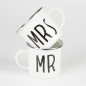 Preview: Mr and Mrs Enamel Mug Assorted