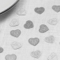 Preview: Vintage Romance - Table Confetti - White/Silver