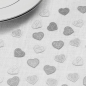 Preview: Vintage Romance - Table Confetti - White/Silver