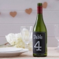 Preview: Chalkboard Bottle Sticker Table Numbers 1-12 - Vintage Affair