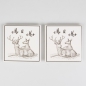 Preview: Set of 2 Mr & Mrs Stag Coasters